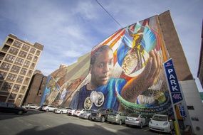 figure graffiti in Philadelphia