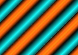 stripes turquoise drawing