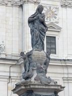 marian column close-up, Prague