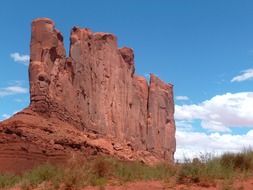 Monument Valley is located in the northeast of the state of Arizona