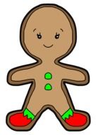 cookie ginger christmas drawing