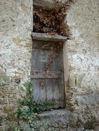 Wooden doorway