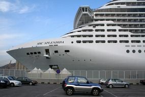 big port ships in barcelona