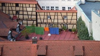 red rooftops in Bamberg