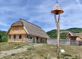 Picture of buildings on a mountain in hungary
