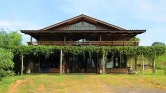 asian house and garden