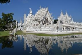 wat rong khon white temple thailand