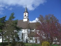 St. Leonhard is an evangelical church in Langenau, Germany