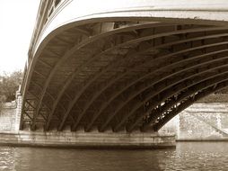 Historical bridge in Paris