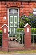 Gate of old house in east Frisia