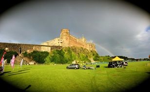 castle view in england