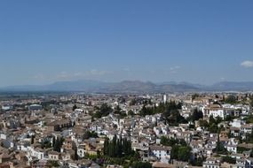 beautiful Granada city Spain