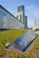 berlin city buildings mirroring