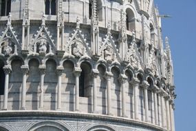 decorative column in Italy