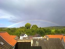 rainbow over oberlauken