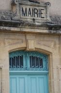 door of an old town hall