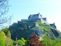 Historical castle in the Edinburgh