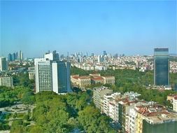 skyscrapers in Istanbul, Turkey