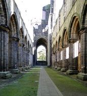 old church ruins like arches