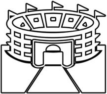 stadium arena drawing