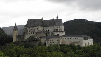 castle vianden, luxembourg