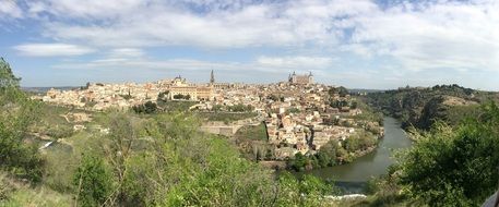 Landscape of old Toledo town