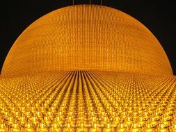 dhammakaya pagoda temple in Thailand