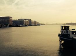 panorama of the promenade and the city pier