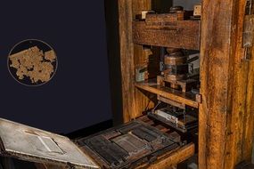 Old printing house in Gutenberg