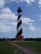 lighthouse in a park in america