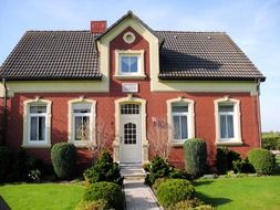 Old house made of bricks