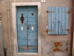 Painted door