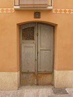 decorative wooden door, spain