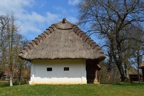 Traditional human's houses in Hungary