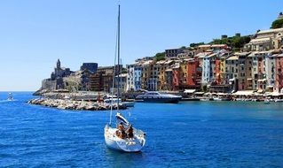 Beautiful landscape of Porto Venere in Italy