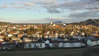 cityscape of Schongau, Germany