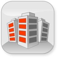 skyscrapers as a pictogram