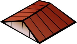 roof red drawing