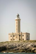 lighthouse tower at sea coast