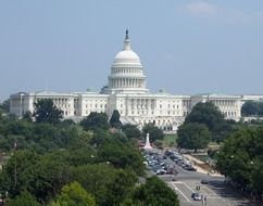 view of the capitol in washington