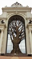giant iron tree in Kazan, Russia