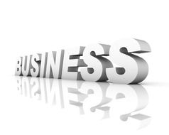 word business on a white background