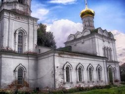 White church in the Russia