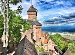 medieval fortress Koeningsbourg