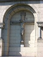 Big cross on a church