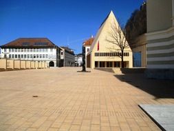 Square of Parliament in the Principality of Liechtenstein