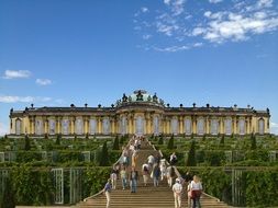 closed sanssouci castle