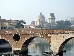 Verona ancient stone bridge