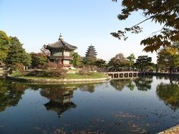 Beautiful gyeongbok palace