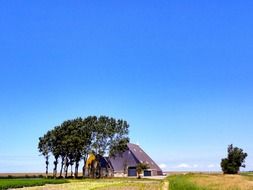 House in countryside in Netherlands